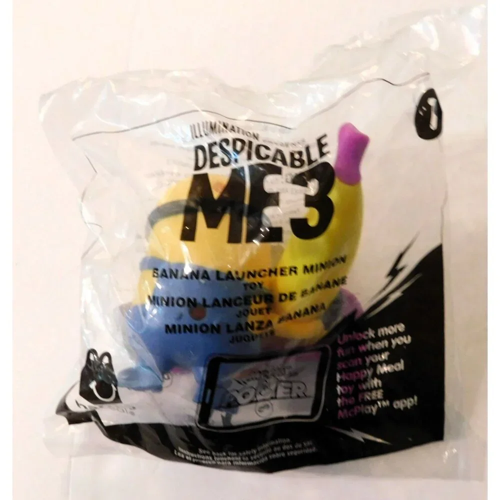 Despicable Me 3 Banana Launcher Minion McDonalds Happy Meal Toy 2017 New Sealed - Picture 1 of 4